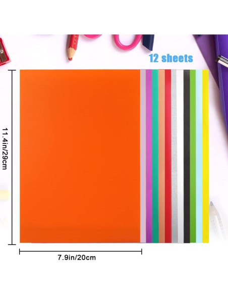 12 Hojas de Plástico Retráctil Yitexin 20x29cm Estilo A