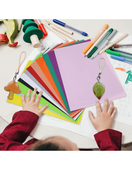 12 Hojas de Plástico Retráctil Yitexin 20x29cm Estilo A