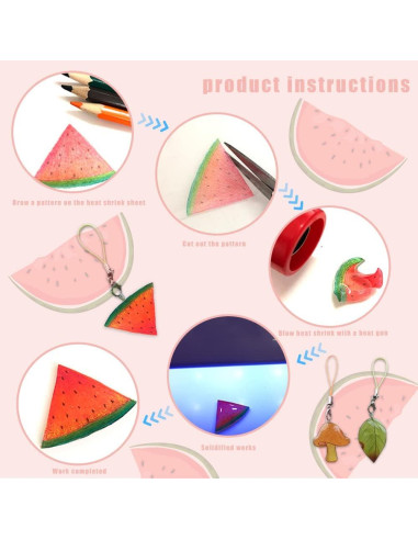 12 Hojas de Plástico Retráctil Yitexin 20x29cm Estilo A