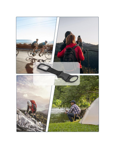 Clip de Hebilla Colgante ZXZone para Botella de Agua - 2 Piezas