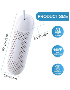 Secador de Botas Eléctrico Portátil Peet - 20.1x6.4 cm 2