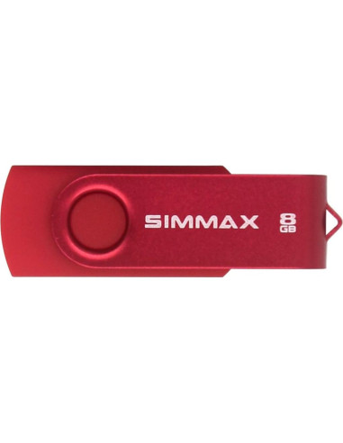 5 Piezas USB 2.0 8GB SIMMAX Memoria Flash Giratoria