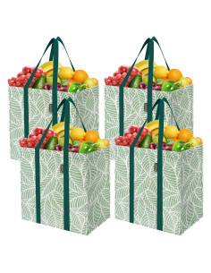 Bolsas de Compras Reutilizables Baleine 4 PK Foliage Antiguo