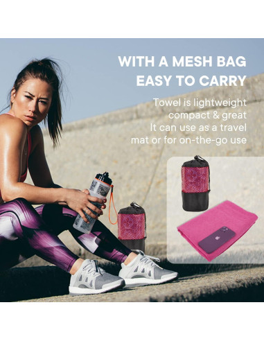 Toalla de Yoga Yuilgdo Antideslizante Microfibra 183x61cm
