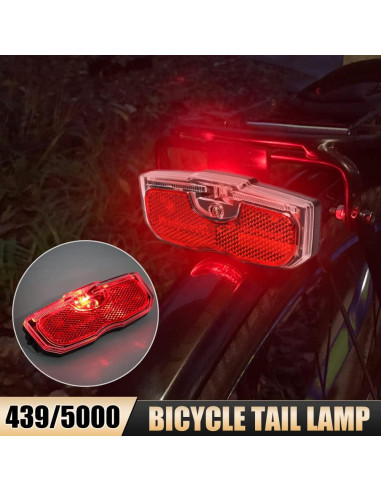 Luz Trasera Reflectante para Bicicleta GreceYou 80mm