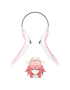 Orejas de Yae Miko Genshin Impact Hechas a Mano para Cosplay