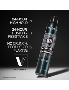 Laca de Control Redken 28 - Fijación 24h, Antifrizz, 56.7g 2