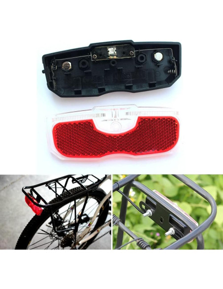 Luz Trasera Reflectante para Bicicleta GreceYou 80mm