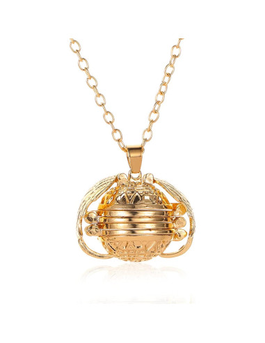 Collar Locket de Foto ONLYJUMP con Alas para Mujeres 80 cm