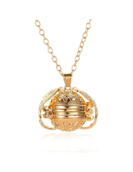 Collar Locket de Foto ONLYJUMP con Alas para Mujeres 80 cm