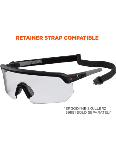 Gafas de Seguridad Ergodyne Aegir, Lente Clara, ANSI Z87.1+