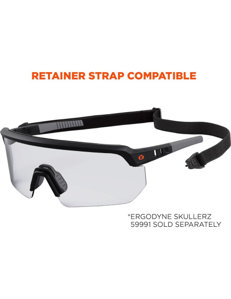 Gafas de Seguridad Ergodyne Aegir, Lente Clara, ANSI Z87.1+