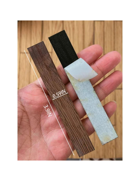 40 Baldosas de Suelo de Madera para Casa de Muñecas Camelily