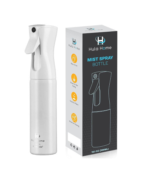 Botella Spray Hula Home 300ml Neblina Fina Continua Blanca