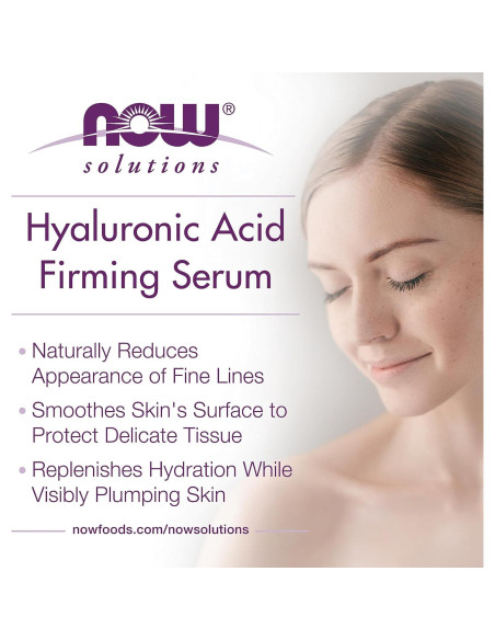 Suero Reafirmante Ácido Hialurónico NOW Foods 29.57 ml Suero Reafirmante Ácido Hialurónico NOW Foods 29.57 ml