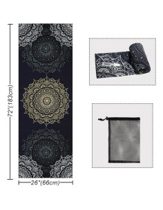 Toalla de Yoga BagYG 183x66cm Microfibra Antideslizante 2