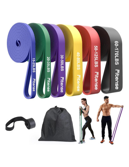 Juego de Bandas de Resistencia Fitense 6 Niveles con Ancla
