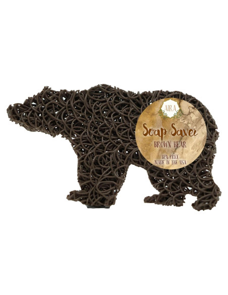Aira Soap Saver - Soporte para Jabón Bioplástico - Oso
