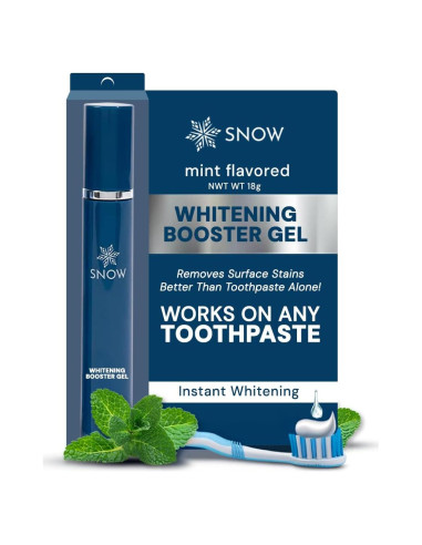 Gel Blanqueador de Dientes Snow - 18g - Vegano y Sin Sensibilidad