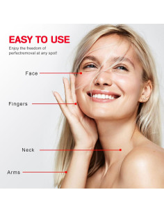 Afeitadora Facial para Mujeres Tuokiy con 2 Cabezas Repuesto 2