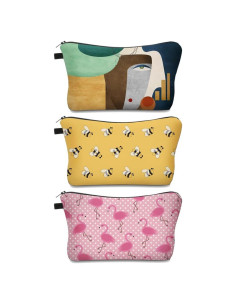 Bolsa de Maquillaje Multifuncional Deanfun 3 Piezas 3D