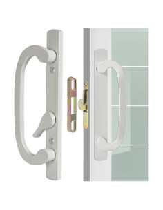 Juego de Manijas Deslizantes ACEPLANET con Cerradura de Mortaja