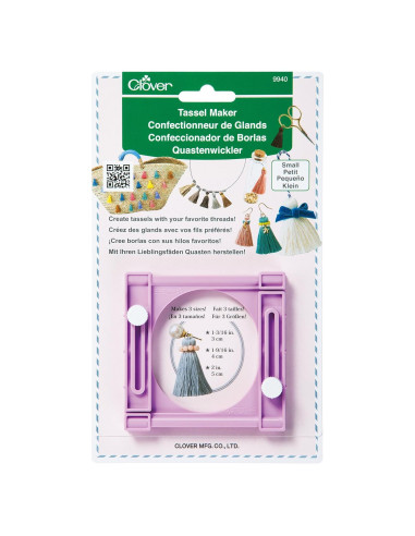 Hacedor de Borlas Clover 9940 Pequeño Blanco 1 Cuenta