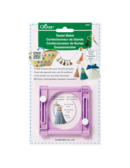 Hacedor de Borlas Clover 9940 Pequeño Blanco 1 Cuenta