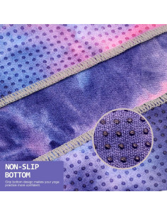 Toalla de Yoga Eunzel 100% Microfibra Antideslizante 61x183cm 2