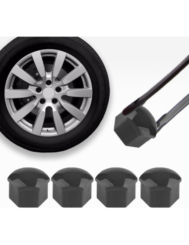 Cubiertas de Tuercas de Llantas ASUBHA 17mm - 20 Piezas