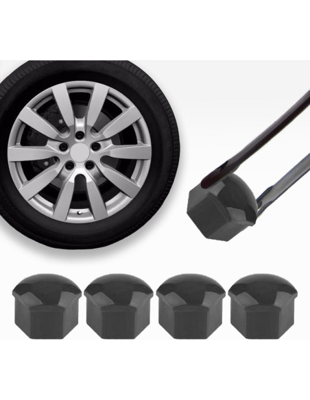 Cubiertas de Tuercas de Llantas ASUBHA 17mm - 20 Piezas