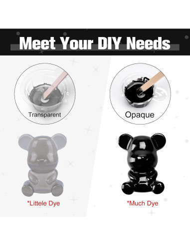 Pasta de Pigmento Epóxico Teexpert 100ml Negro y Blanco