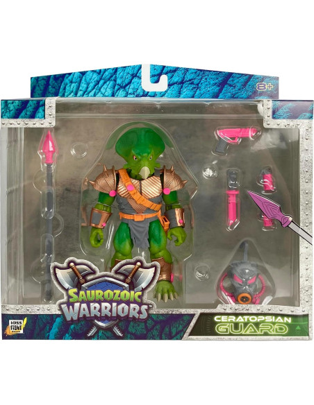 Figura de Acción Guerrero Saurozoico Guardián Ceratopsiano 15.24 cm