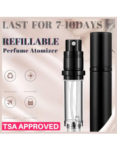 Botella Atomizador de Perfume UULANFA 11cm Refillable Viaje 2