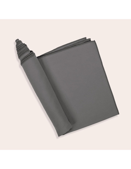 Toalla de Yoga Antideslizante Fittest Pro Microfibra 182x67 Gris
