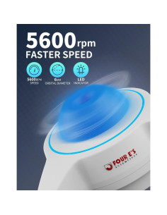 Mini Mezclador Vortex Four E's VM112BR, 5600rpm, Azul 2