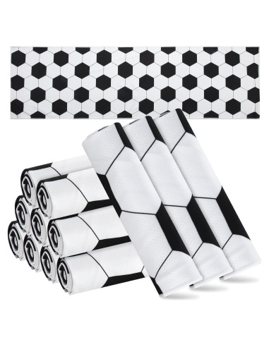 12 Toallas Enfriadoras FuWeave 30x100 cm Microfibra Fútbol