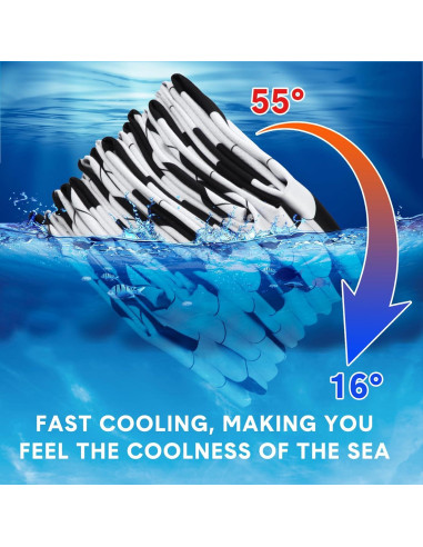 12 Toallas Enfriadoras FuWeave 30x100 cm Microfibra Fútbol