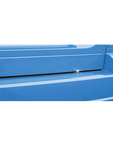 Protección de Borde de Puerta Cowles 8 Pies Negro PVC Autoadhesivo