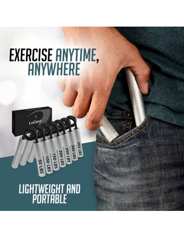 Conjunto de Agarre de Mano Logest 100-350LB 6 Paquetes Antideslizante