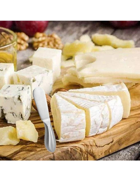 Juego de cuchillos para untar Linwnil 4 piezas acero inoxidable