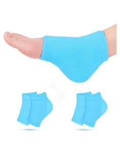 Calcetines Hidratantes de Talón VDFZHL con Aceite de Ricino - Azul