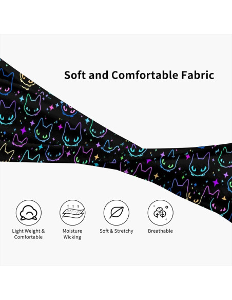 Cinta para la cabeza deportiva Bassyil unisex negra absorbente