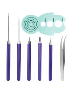 Juego de Herramientas de Quilling SAVITA, 5 Piezas para Manualidades