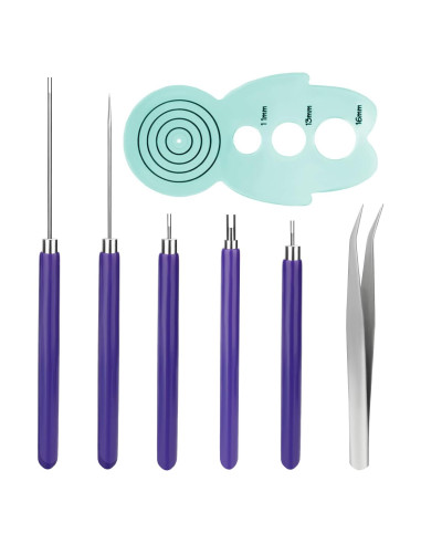 Juego de Herramientas de Quilling SAVITA, 5 Piezas para Manualidades