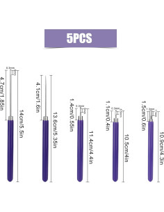 Juego de Herramientas de Quilling SAVITA, 5 Piezas para Manualidades 2