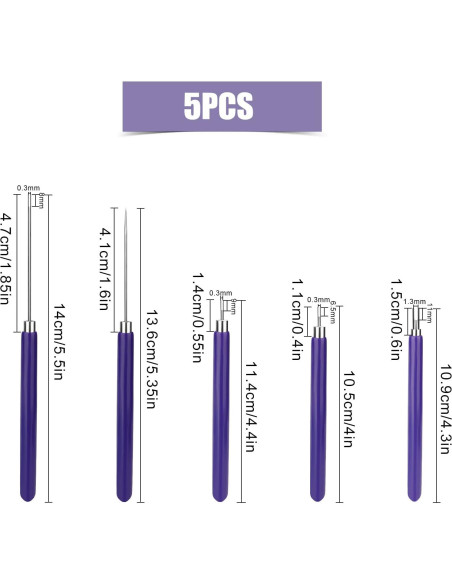 Juego de Herramientas de Quilling SAVITA, 5 Piezas para Manualidades