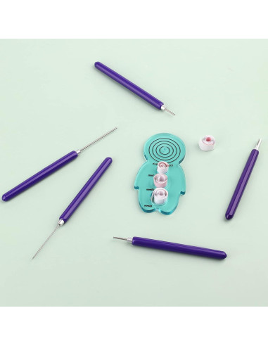 Juego de Herramientas de Quilling SAVITA, 5 Piezas para Manualidades