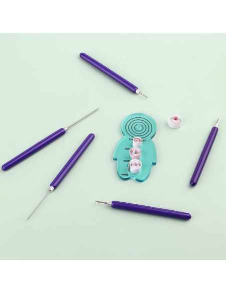 Juego de Herramientas de Quilling SAVITA, 5 Piezas para Manualidades