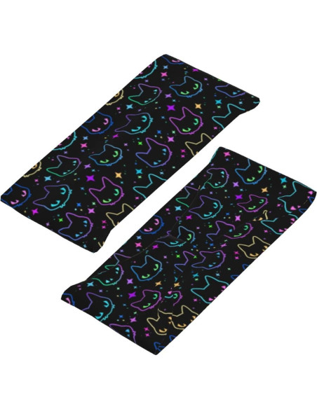 Cinta para la cabeza deportiva Bassyil unisex negra absorbente